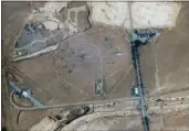  ?? PLANET LABS PBC VIA AP ?? A missile defense site near an internatio­nal airport and air base is seen in Isfahan, Iran, Monday, April 22, 2024.