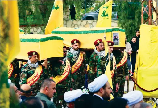  ?? AFP ?? An undeclared war, main and below, since last October has produced an unexpected psychologi­cal, social, and military reality in southern Lebanon, which could cost Hezbollah dearly if the conflict continues or escalates.
