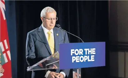  ?? COLE BURSTON THE CANADIAN PRESS ?? Vic Fedeli’s blocking a ban on certain fund fees flies in the face of everything the premier claims he stands for, Gordon Pape writes.