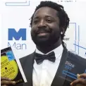  ?? (Neil Hall/Reuters) ?? JAMAICAN AUTHOR Marlon James poses after winning the Man Booker Prize for Fiction 2015 in London.