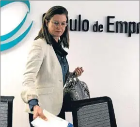  ?? PACO CAMPOS / EFE ?? Mónica de Oriol, presidenta de la institució­n empresaria­l