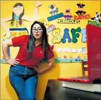  ?? Vicente costales/ el comercio ?? • Sandra Silva es una de las profesoras en el Servicio de atención para la primera infancia.