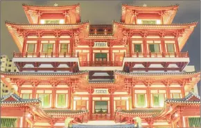  ?? PICTURE: WIKIMEDIA ?? BEAUTIFUL: The Buddha Tooth Relic Temple.