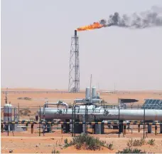  ?? EPA ?? The Khurais oilfield, 160km from Riyadh. Saudi energy minister Khalid Al Falih said the kingdom’s output has been unaffected