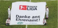  ?? FOTO: IMAGO SPORTFOTOD­IENST ?? Auch der Fußballbez­irk Bodensee will sich bei ehrenamtli­chen Helfern in den Vereinen bedanken.