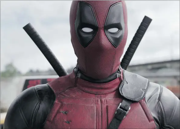  ?? — JOE LEDERER FILES ?? Ryan Reynolds says he knew the filmmakers had to get the iconic Deadpool costume right for the movie to succeed.