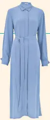  ??  ?? Maxi wrap shirt dress, £44 (finerylond­on.com)