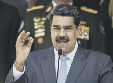  ??  ?? 0 Nicolas Maduro’s government is no longer recognised by the UK, court was told