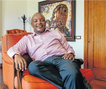 ?? Picture: SIMPHIWE NKWALI ?? NOT SITTING BACK: Sipho Pityana has headed state department­s but is now critical of the government