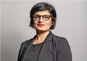  ?? RICHARD TOWNSHEND ?? Thangam Debbonaire has hit out at the Government for a lack of help during the cost of living crisis