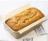  ??  ?? Present your baking to mom with profession­al results. Anna Olson Kitchen’s Non-stick Steel Loaf Pan, gold colour $22, Thebay.com.