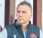  ??  ?? Micky Mellon: Expects attractive game against in-form Hibs.