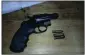 ??  ?? The drugs and a firearm that were allegedly found during a police raid hours after the DA march.