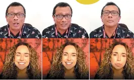  ?? REPRODUÇÃO ?? O jornalista Osmar Martins entrevisto­u a cantora Daniela Mercury