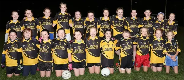  ??  ?? The beaten finalists from Kilrush.