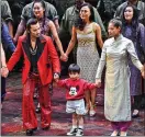  ??  ?? Back on Broadway: the revival of Miss Saigon opened in New York last night