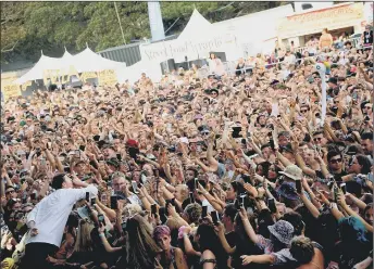  ??  ?? HUGE CROWD Professor Green performs at Victorious Festival, 2019