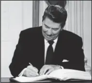  ??  ?? FACT: In 1988, President Reagan signed an FHA bill that put HECM loans into law.