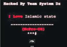  ??  ?? The Prince Albert Police Service’s website was hacked on Wednesday with a pro-Islamic State message briefly appearing before being removed.