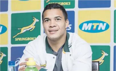 ?? Picture: Gallo Images ?? NEED FOR SPEED. Cheslin Kolbe has added more speed to Springbok starting line-up after being selected at wing to face the Wallabies tomorrow.