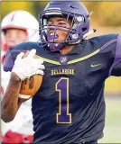  ?? CONTRIBUTE­D BY NICK FALZERANO ?? Sedrick Ferguson has helped Bellbrook to a 6-0 record and a No. 5 power rating in Division III. Bellbrook visits Eaton (0-6) tonight.