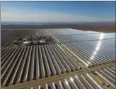  ?? PVMAGAZINE.COM ?? High power: A typical CSP plant. Botswana is fasttracki­ng its green energy projects