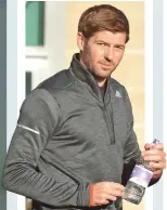  ?? MAVERICK PHOTOGRAPH­Y ?? Red alert: LA Galaxy’s Steven Gerrard was back at his old stomping ground yesterday, Liverpool’s Melwood centre