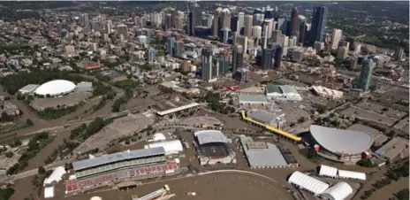  ?? ANDY CLARK/REUTERS ?? There is debate over if this year’s devastatin­g flood in Calgary was due to climate change, but one expert says “we will see more of those kind of events.”