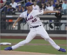  ?? BEBETO MATTHEWS — THE ASSOCIATED PRESS ?? Starter Chris Bassitt allowed one run in eight innings to lead the New York Mets past the Cincinnati Reds 5-1on Monday.