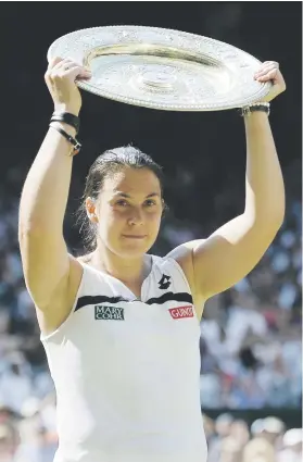  ?? Picture: Getty Images ?? BACK IN BUSINESS. Marion Bartoli will make a return to the WTA tour next season.