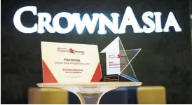  ?? ?? Hermosa by Crown Asia was awarded as “Best Developmen­t: Mid-Rise Condominiu­m” at the Carousell Property Awards 2021.