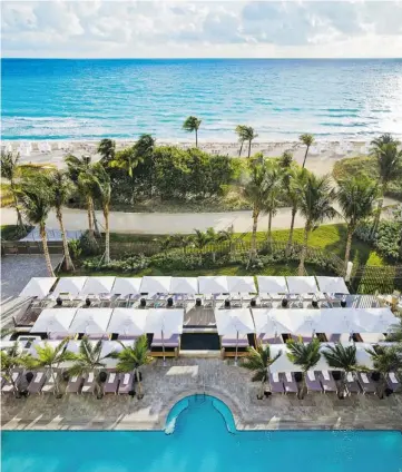  ?? THE ST. REGIS BAL HARBOUR RESORT ?? The luxurious new St. Regis Bal Harbour Resort in Miami Beach, Fla., is home to the European-inspired Remède Spa, which offers Chairman’s deluxe treatments and a men’s anti-aging facial.