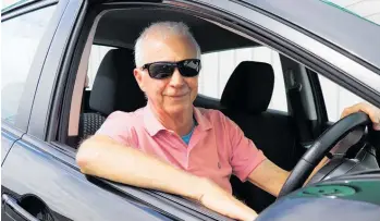  ?? ?? Levin man John Whittaker donates his time as a volunteer driver for The Cancer Society, helping people to scheduled treatment appointmen­ts.