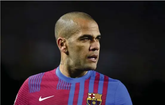  ?? PAU BARRENA/AFP ?? Daniel Alves está sendo acusado de agressão sexual por jovem de 23 anos