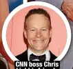  ?? ?? CNN boss Chris Licht is friends
with King