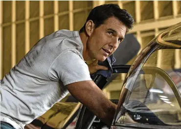  ?? PARAMOUNT PICTURES VIA AP SCOTT GARFIELD/ ?? Tom Cruise portrays Capt. Pete “Maverick” Mitchell in “Top Gun: Maverick.” Maybe you’ve heard of it?