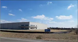  ?? PILOT NEWS GROUP PHOTO/ANGELA CORNELL ?? This manufactur­ing facility, which is on the corner of Jim Neu Dr. and Pioneer Dr., was built by the MCEDC and sold to DIVERT, Inc. in December. By all reports, it will be opening within the next few weeks. The average wage will be $30.48.