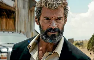  ??  ?? Hugh Jackman makes one final outing as X Man Wolverine in Logan.