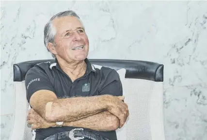  ??  ?? 0 Gary Player offered his opinion on the long-hitting issue as he attended the inaugural Golf Saudi Summit.