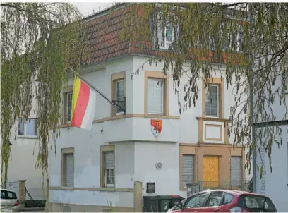  ?? FOTO: ANKE KRISTINA SCHAEFER ?? Das Haus der Burschensc­haft Germania Halle in Mainz.