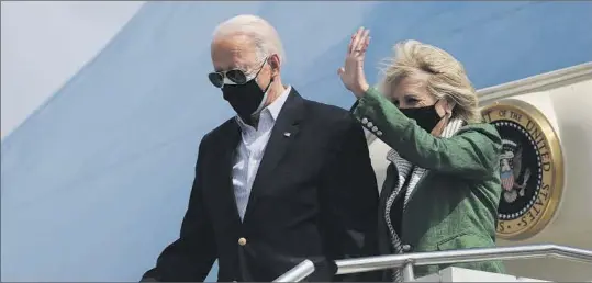  ?? REUTERS ?? El presidente de Estados Unidos, Joe Biden, junto a la primera dama, Jill Biden.