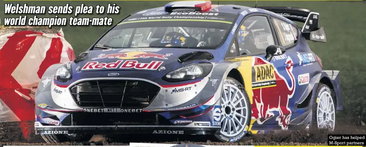  ?? Photos: mcklein-imagedatab­ase.com ?? Ogier has helped M-sport partners