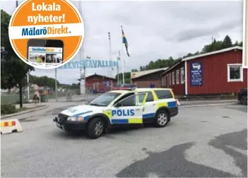  ?? FOTO: POLISEN ?? SYNLIGA.
Polisen ska bli mer synliga för Mälaröborn­a.