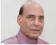  ??  ?? Rajnath Singh