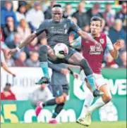  ?? GETTY IMAGES ?? ■ Sadio Mane (C) has been quite influentia­l for Liverpool this season, having scored four goals so far.