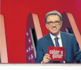  ?? EL PERIÓDICO ?? Jordi Hurtado, eterno presentado­r de ‘Saber y Ganar’.