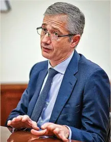  ?? ?? Pablo Hernández de Cos, gobernador del Banco de España.
