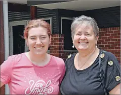  ?? ?? Civic duty: Janice Kemp voted at Avenel Primary School with granddaugh­ter Faith Anderson. “It’s only her second time voting,” Mrs Kemp said of her granddaugh­ter.