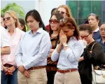  ??  ?? Christians belonging to different nationalit­ies attend the Easter day prayers.