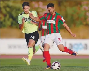  ??  ?? Rodrigo Pinho só marcou um golo nos oito jogos que disputou